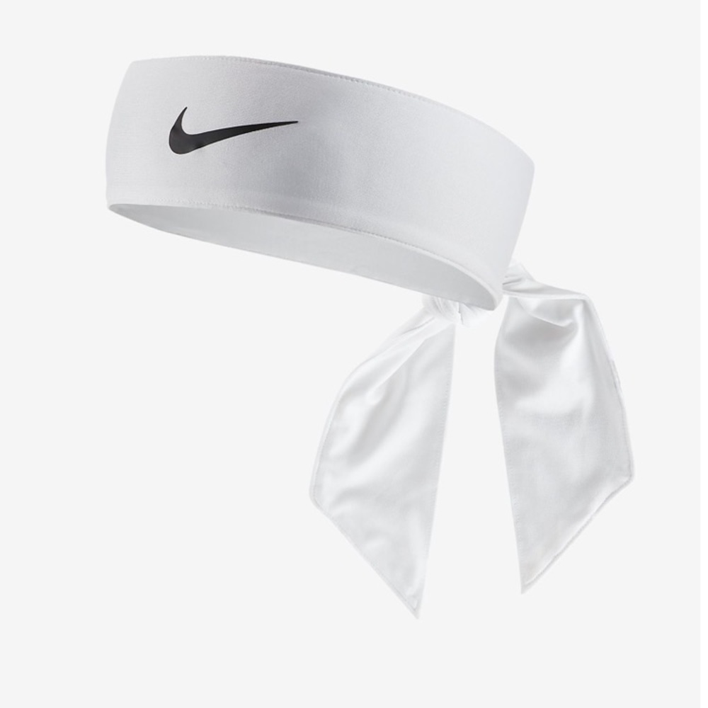 Nike white and black headband